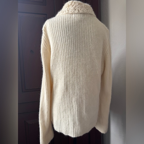 XL Coldwater Creek Wool Rabbit Blend Jacket Cardigan Sweater - Picture 14 of 16